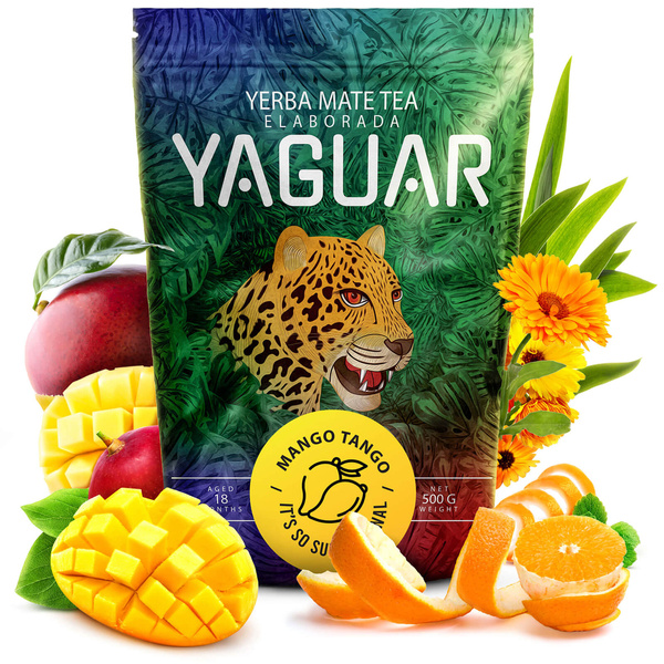 Conjuto de Erva Mate para Dois: Yaguar 2x500g + 2x Calabaza + 2x Bombilla