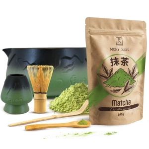 Conjunto de preparação de chá Matcha