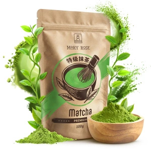 Kit presente para Matcha Latte colorido: Matcha + White Matcha + acessórios