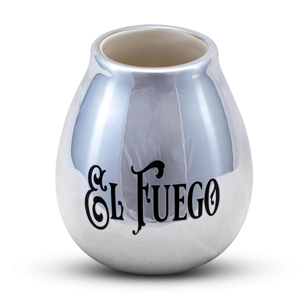 Conjuto de Erva Mate: El Fuego Elaborada 1kg + Calabaza + Bombilla