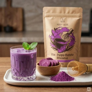 Conjunto de matchas coloridos: Purple Matcha + Blue Matcha
