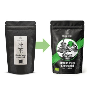 Conjunto-presente: matcha cerimonial japonês + matchawan + acessórios de bambu
