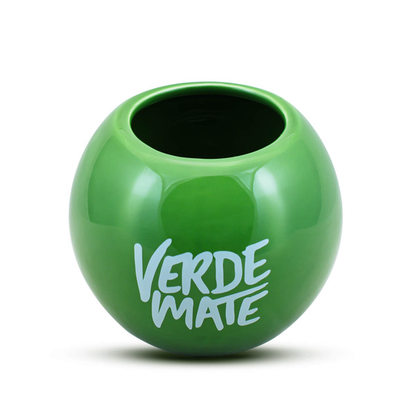 Ceramic Mate Cup Verde Mate Manzana