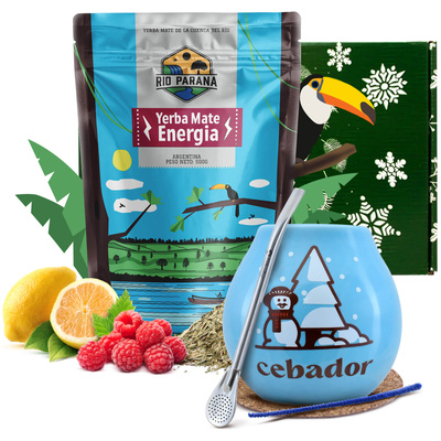 Conjunto de oferta de inverno de Erva Mate Rio Parana Energia 0,5kg
