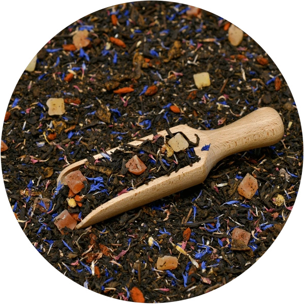 Conjunto-presente de chás de folhas Mary Rose: sabores variados 6x50g