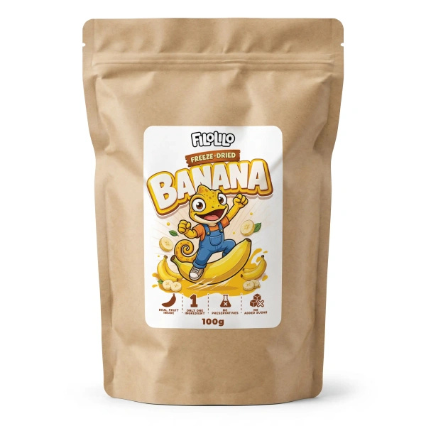 FiloLilo – Bananas liofilizadas (rodelas) 100 g