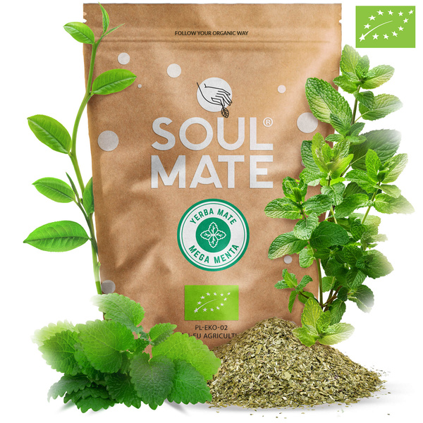 Conjuto de Erva Mate Soul Mate 500g 0,5kg 2x Calabaza + 2x Bombilla