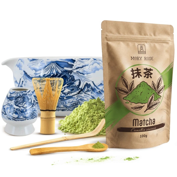 Conjunto de preparação de chá Matcha