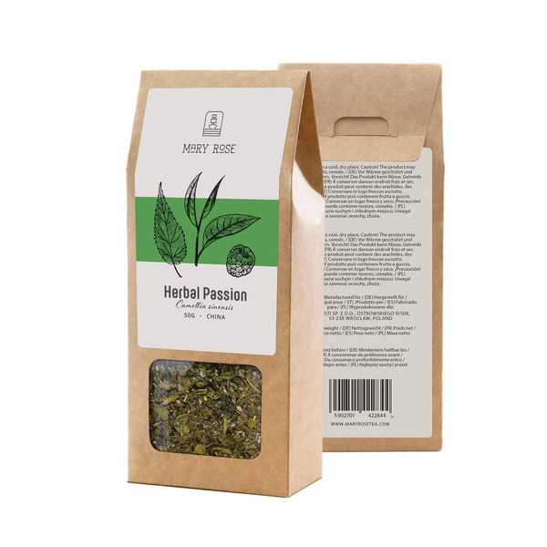 Mary Rose - Chá Verde Herbal Passion - 50g