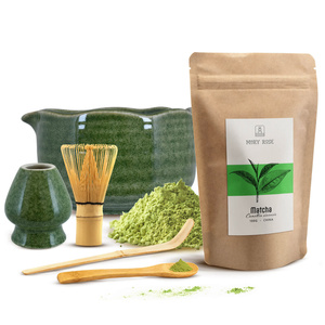 Conjunto de preparação de chá Matcha: matcha 100g + acessórios