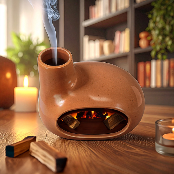 Castiçal "Oasis of Calm" – bege