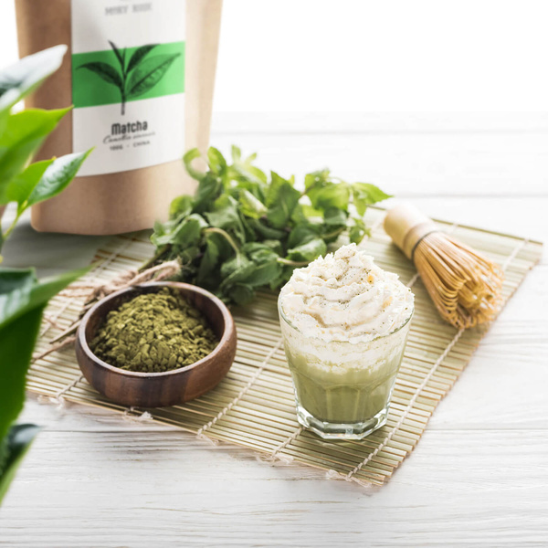 Conjunto de 2 chás matcha da China: premium + culinário