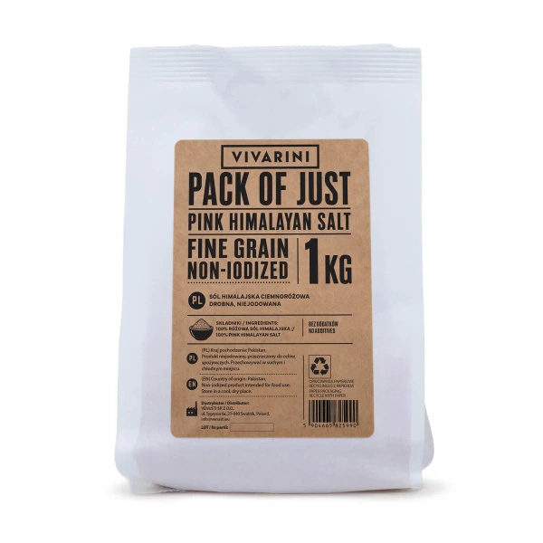 Vivarini – Sal rosa dos Himalaias fino 1 kg