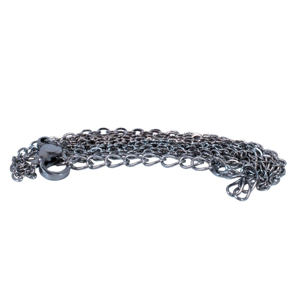 Pingente com opalite em saquinho + corrente
