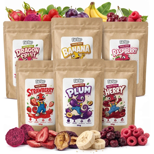 Kit de frutas liofilizadas FiloLilo 6×20g