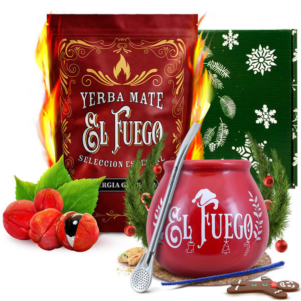 Conjunto de oferta de inverno de Erva Mate El Fuego Energia 0,5kg