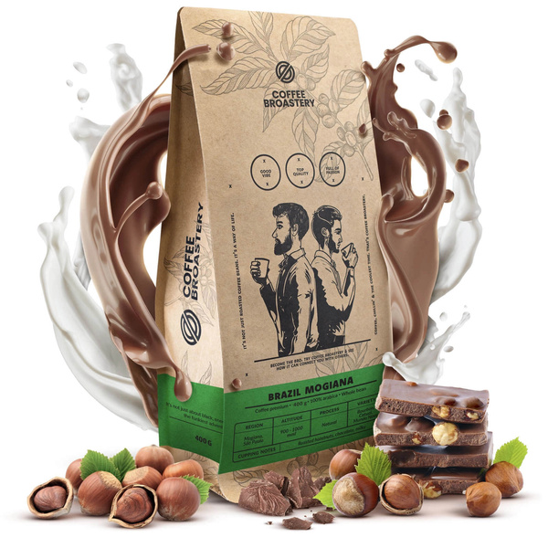 Conjunto presente Bro Coffee Roastery: 3× café brasileiro + caneca