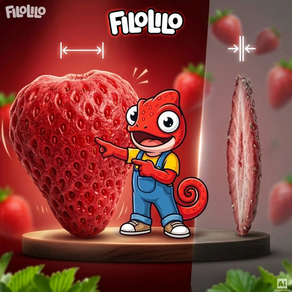 FiloLilo – Morangos liofilizados (inteiros) 20 g