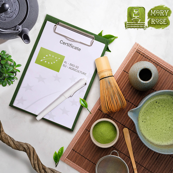 Mary Rose – Chá verde Matcha Tenno japonês (BIO) Cerimonial 50 g