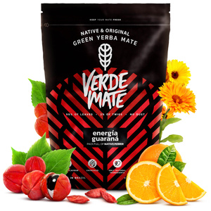 Conjuto de Erva Mate Verde Mate El Fuego Energia 2x500g + acessórios