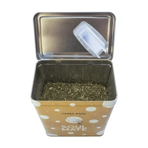 Yerbera – Lata metálica + Soul Mate Orgánica Anís 0,5 kg