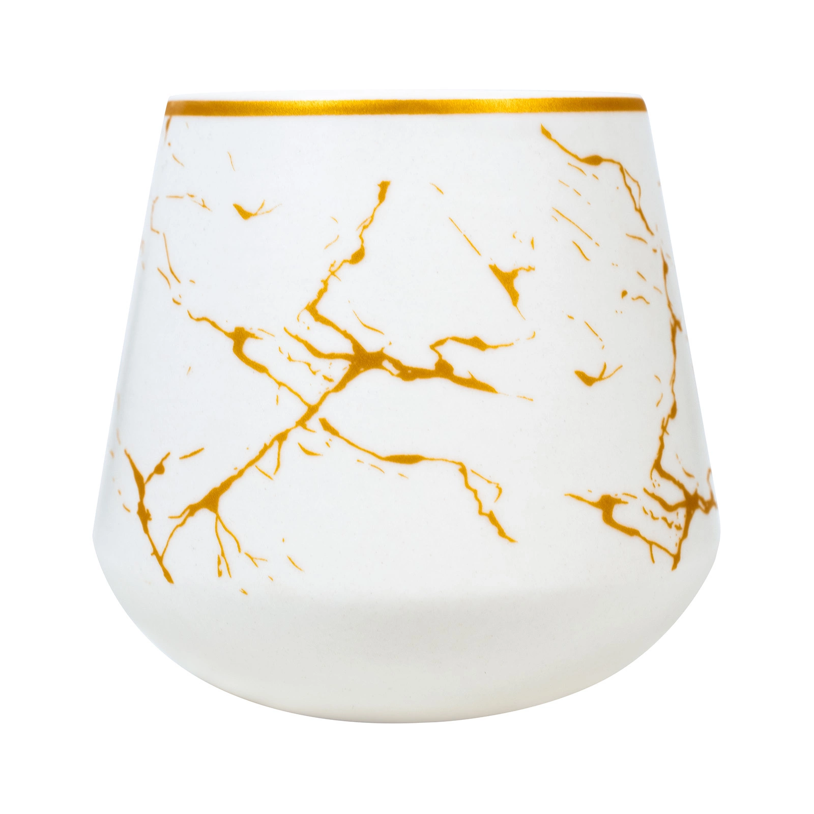 Aurora ceramic yerba mate gourd