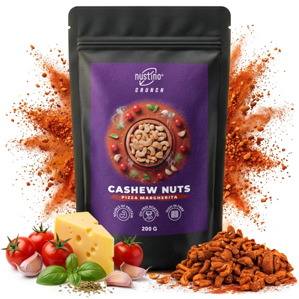 Nustino Crunch – Cajus torrados – Pizza Margherita 200 g
