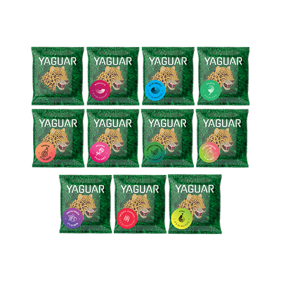 Yerba Mate Yaguar 10 x 50 g  + 50g