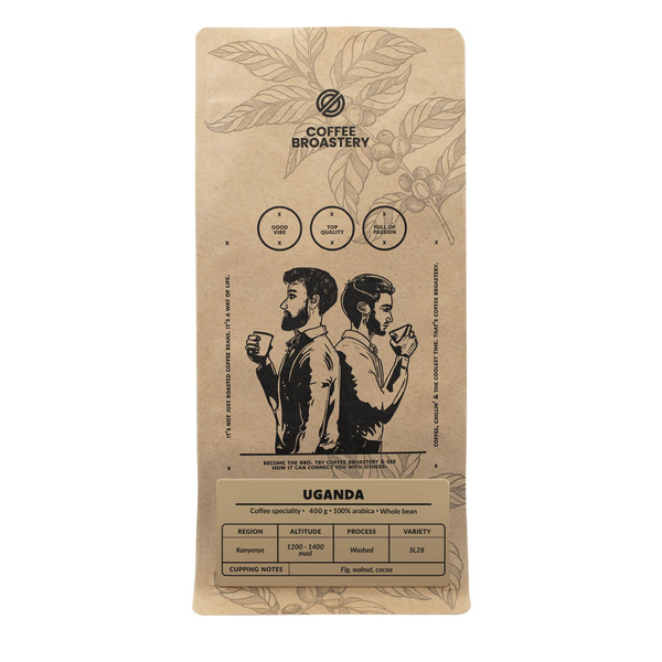 Bro Coffee Roastery - Café em grão inteiro Uganda Kanyenye Speciality 400g