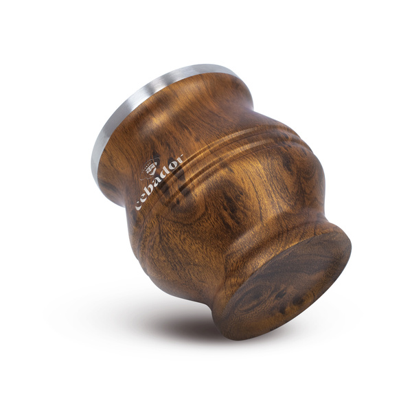 TermoColador – copo térmico para yerba mate – 190 ml (cor madeira)