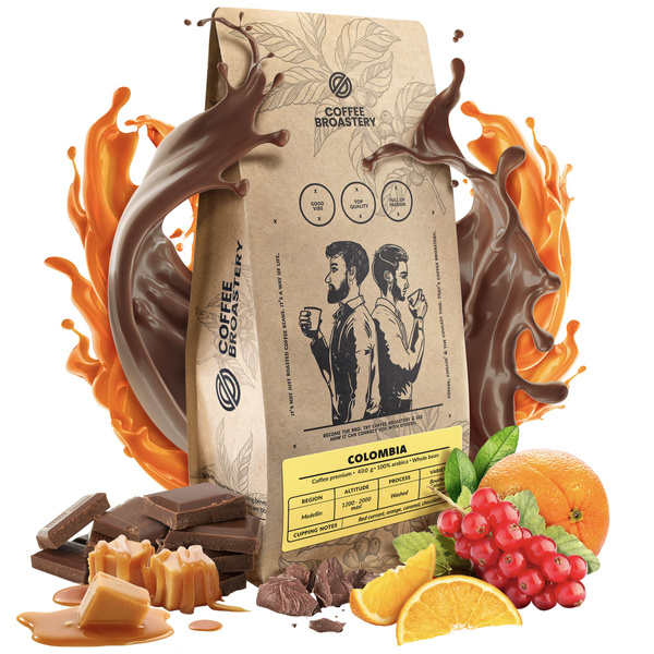 Bro Coffee Roastery - Café em grão inteiro Colombia Medellin Premium 400g