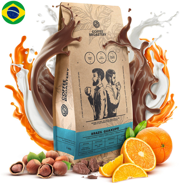 Bro Coffee Roastery - Café em grão inteiro Brazil Guaxupe Premium 1kg
