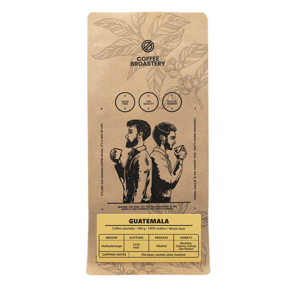 Bro Coffee Roastery - Café em grão inteiro Guatemala Peña Roja Speciality 400 g