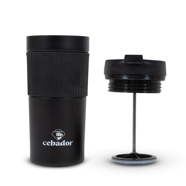 Copo térmico Cup Press com prensa francesa 400 ml