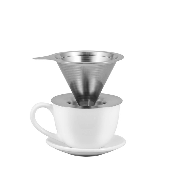Máquina de café em metal – Dripper Hario V60-01