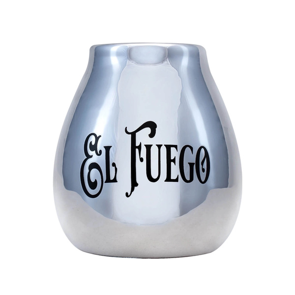 Conjuto de Erva Mate: El Fuego Elaborada 1kg + Calabaza + Bombilla