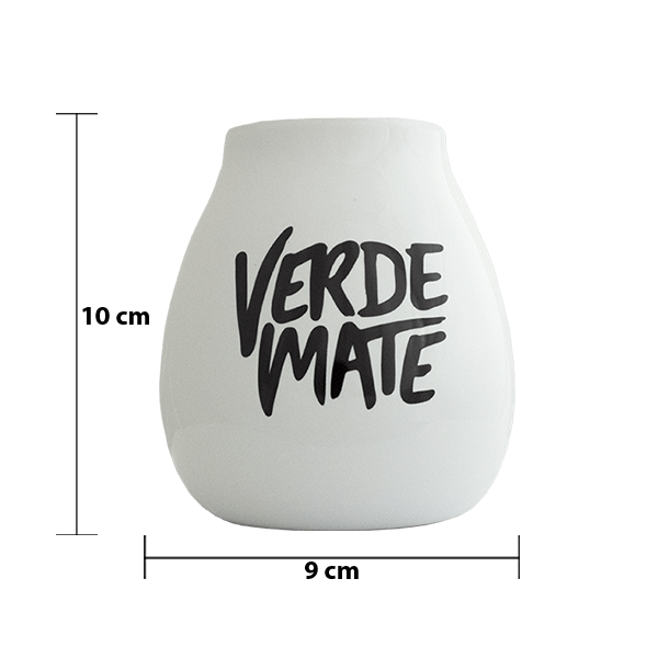 Gourd ceramic white - Verde Mate - 350ml
