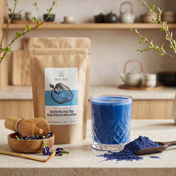 Mary Rose – Blue Matcha Alternative – Butterfly Pea Tea (em pó) 50 g
