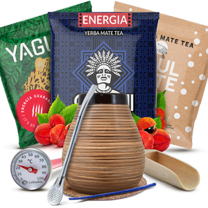 Kit de Yerba Mate: amostras 3x50g + cuia Mel + bomba