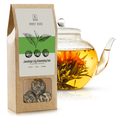Mary Rose – Chá em flor Jasmine Lily (3 unidades)