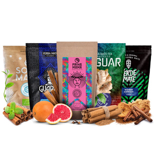 Conjunto Yerba Mate + Guayusa – sabores e tipos variados – edição de inverno