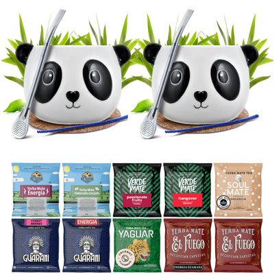 Conjunto PARA DOIS de Erva Mate Calabaza Bombilla