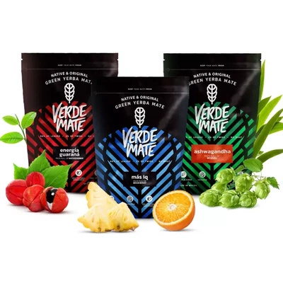 Conjunto de Frutos de Erva Mate Verde Mate 3x500g