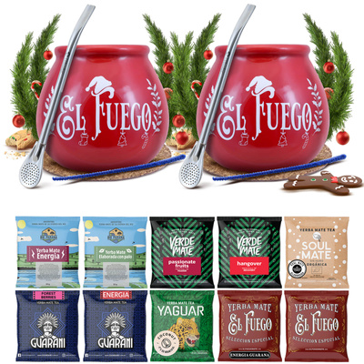 Conjunto PARA DOIS de Erva Mate Calabaza Bombilla