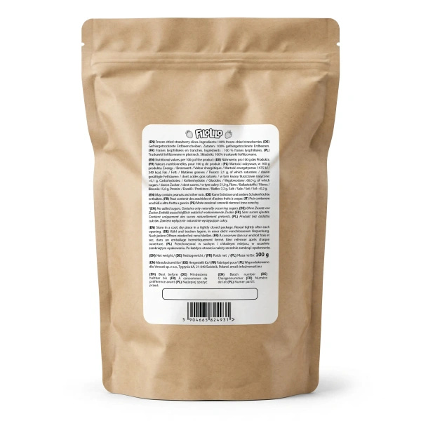 FiloLilo – Morangos liofilizados (fatias) 100 g