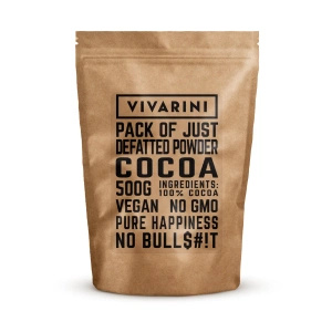Vivarini – Cacau alcalinizado escuro (pó) 0,5 kg