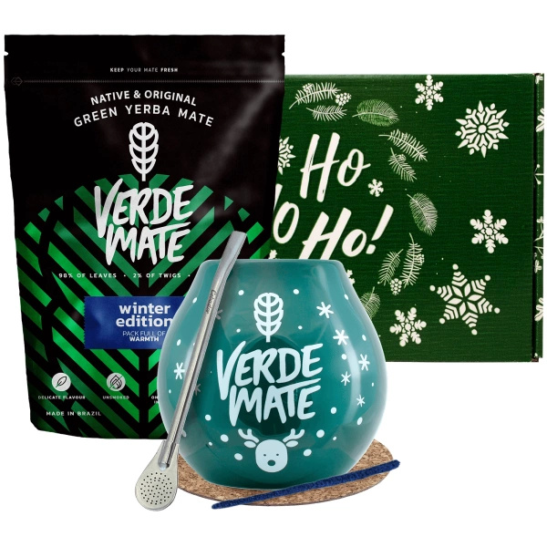 Conjunto de oferta de inverno de Erva Mate Verde Mate Winter Edition 0,5kg