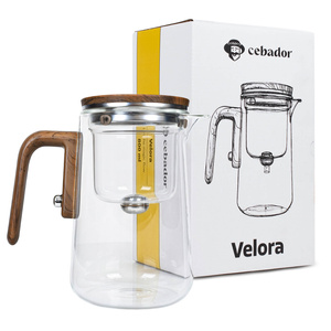 Chaleira de vidro com infusor magnético Velora 800 ml