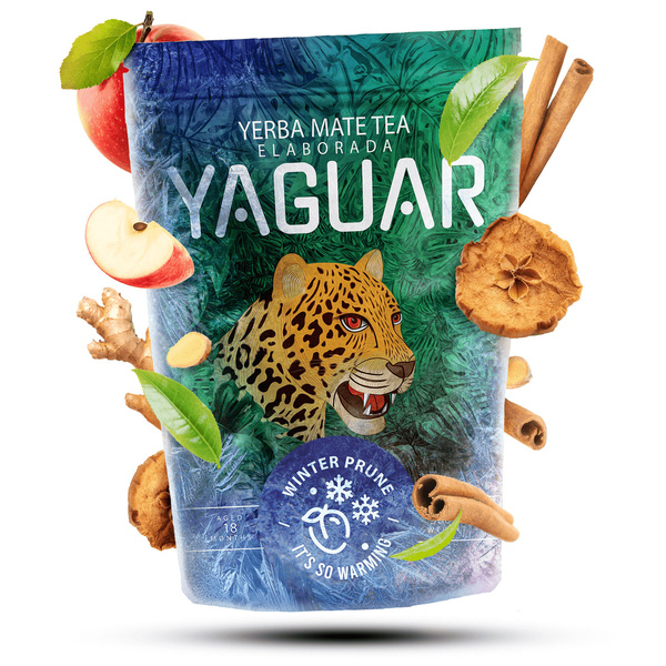 Conjunto de oferta de inverno de Erva Mate Yaguar Winter Prune 0,5kg