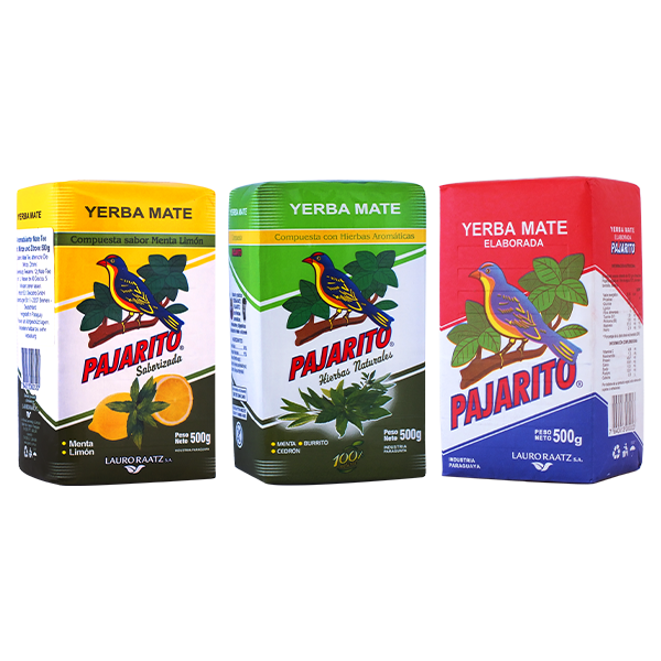 Pajarito Elaborada Con Palo + Saborizada + Hierbas Naturales 3 x 500g 